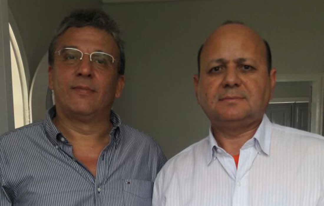 Nelson Nery Costa, presidente; e Zózimo Tavares, vice-presidente da Academia Piauiense de Letras