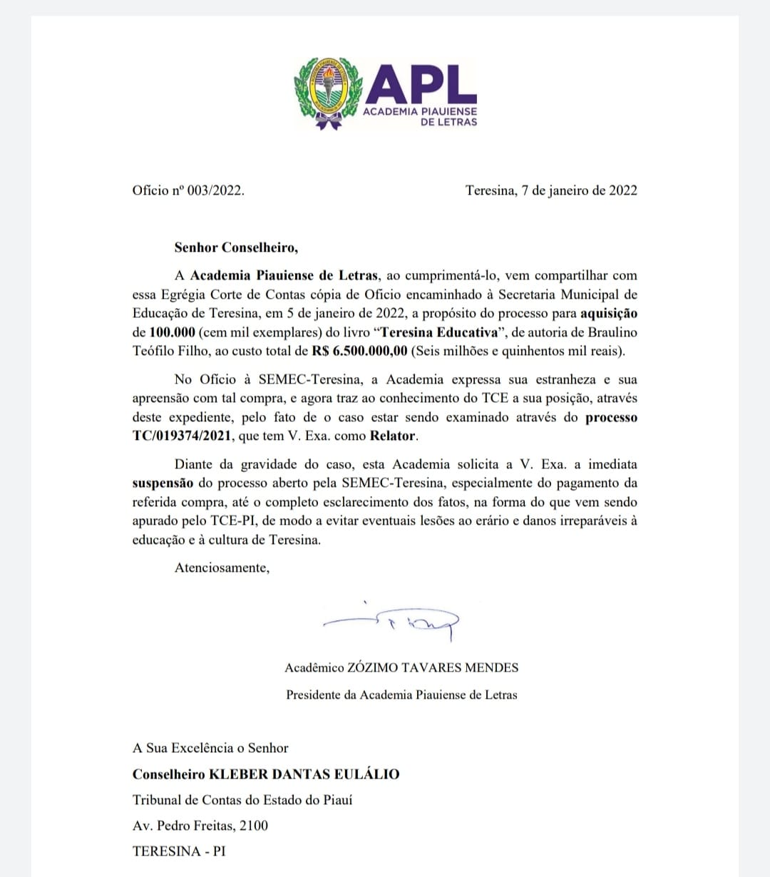 Arquivos academia - Página 2 de 7 - Academia Piauiense de Letras - APL