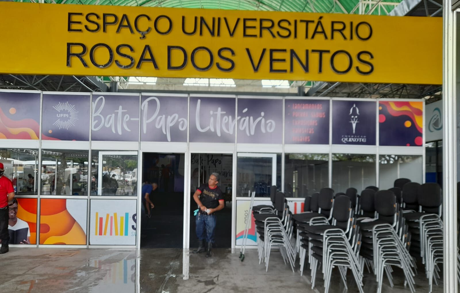 Espaço Cultural Rosa dos Ventos, na UFPI: local do Bate-Papo Literário..