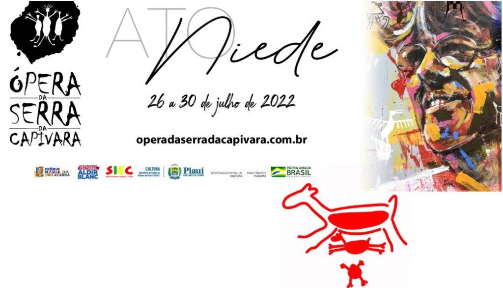 Cartaz da Ópera Serra da Capivara 2022.