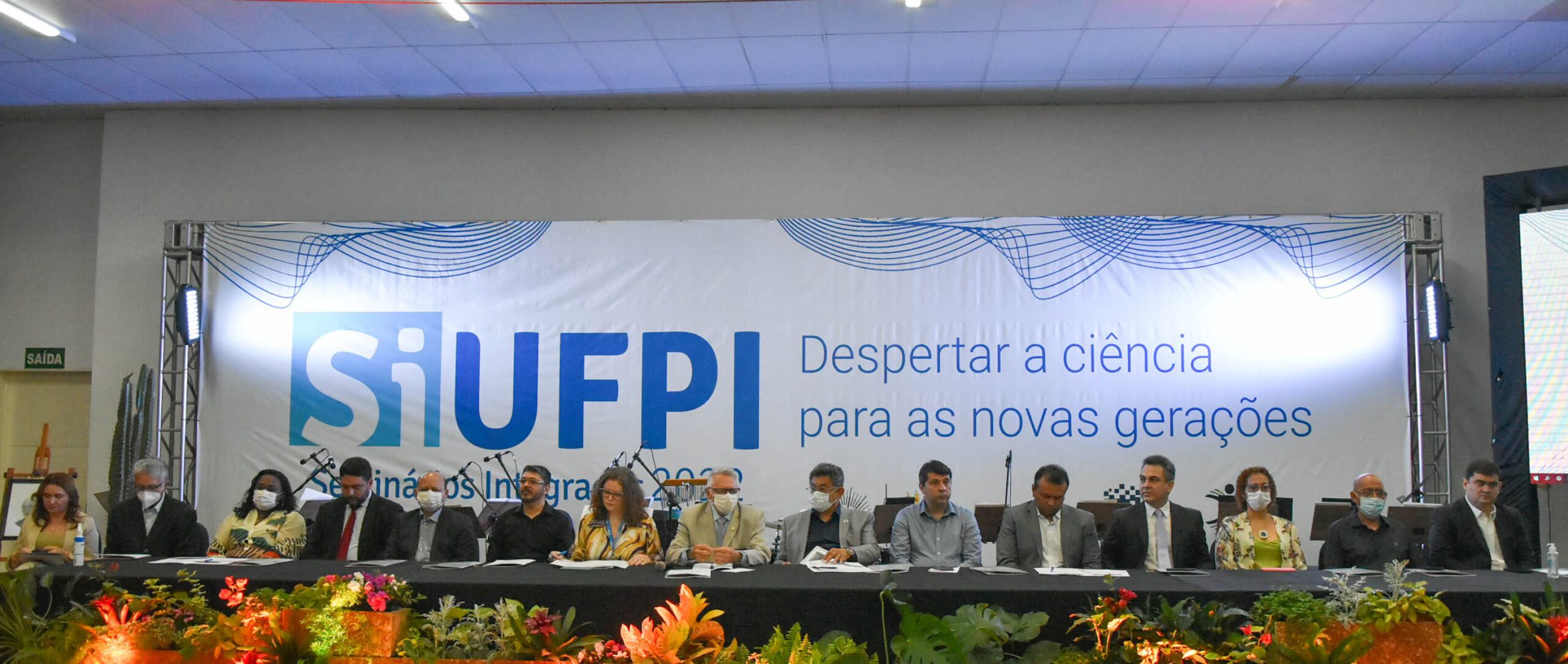 Mesa de honra na abertura do IV SIUFPI/Imagem: UFPI.
