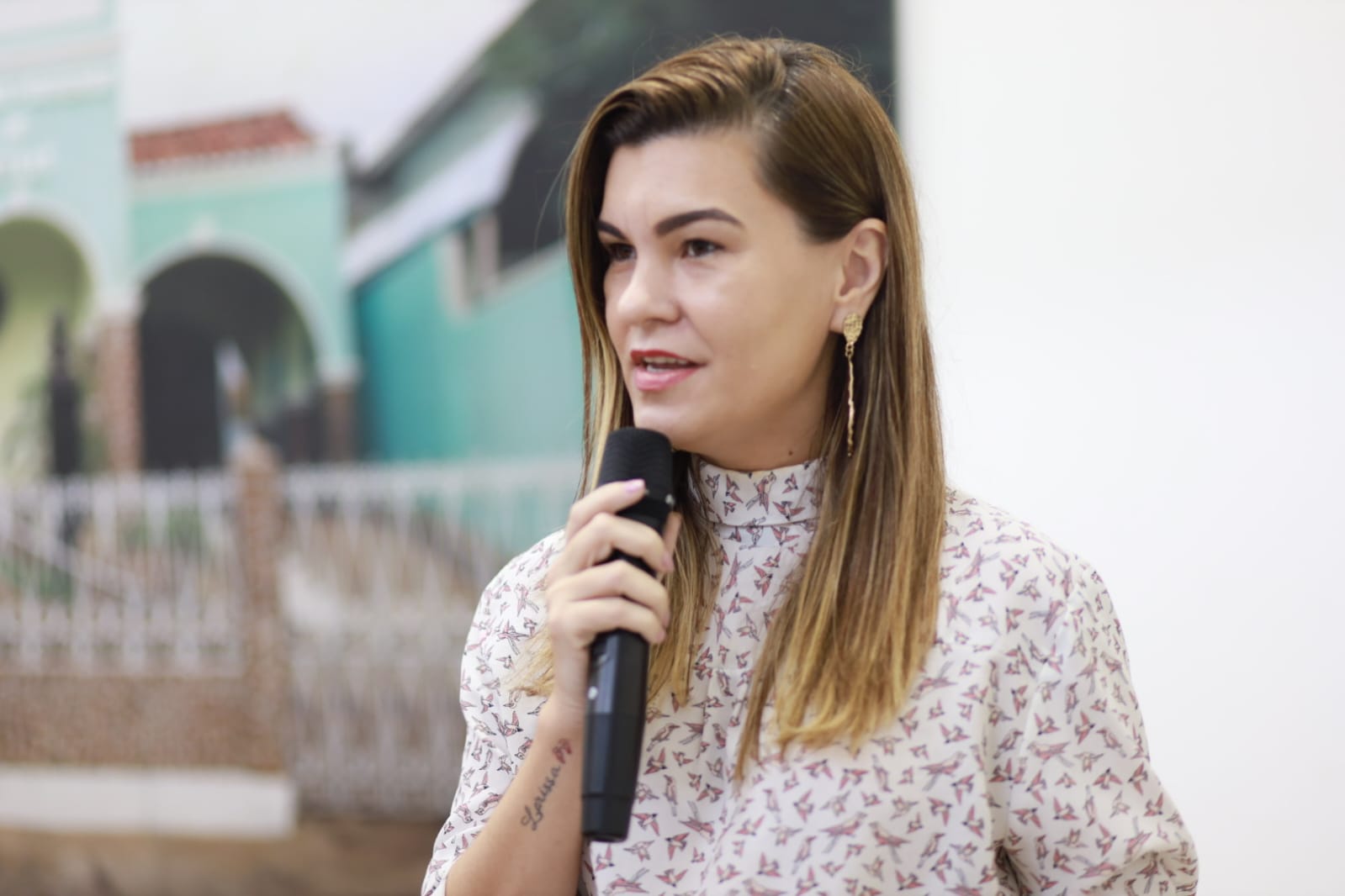 Professora Dayse Rêgo Chaves faz palestra na APL.