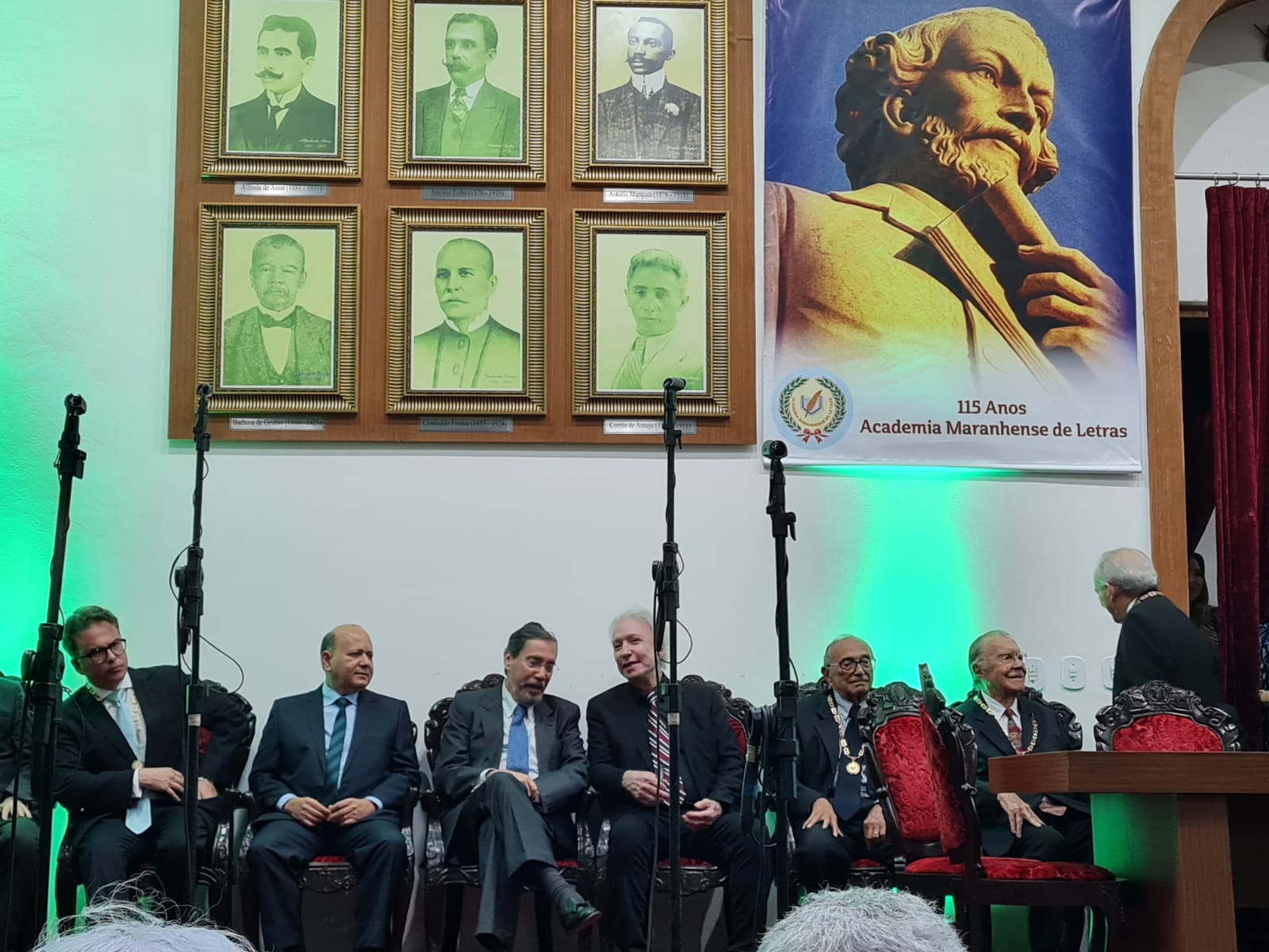 Cerimônia na AML pelos 200 anos de Gonçalves Dias.
