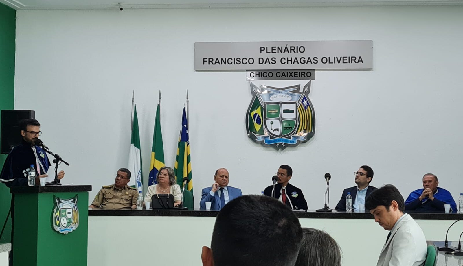 Posse de novos acadêmicos na ACALE