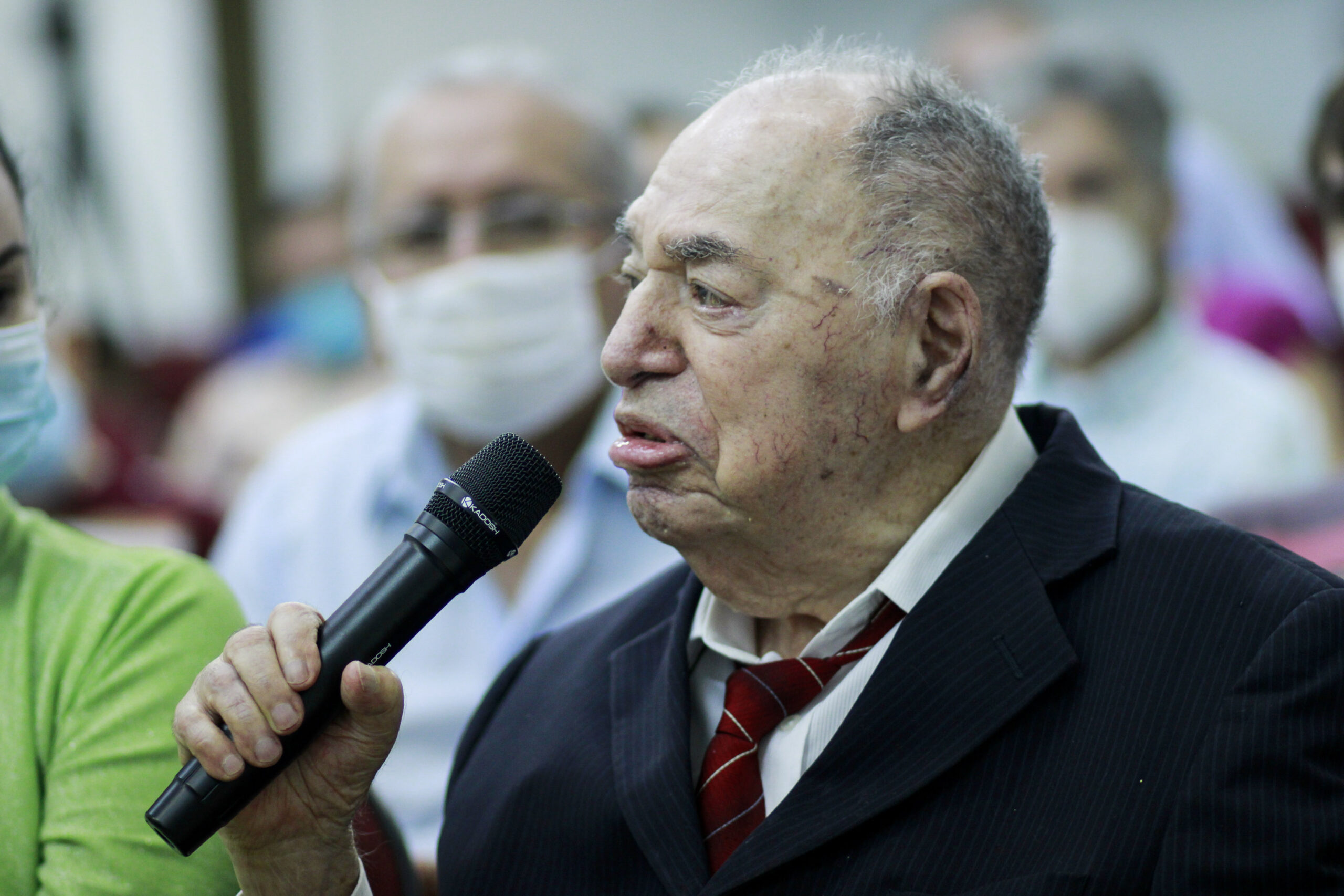 Celso Barros no Concerto de Natal da APL, em 2022.