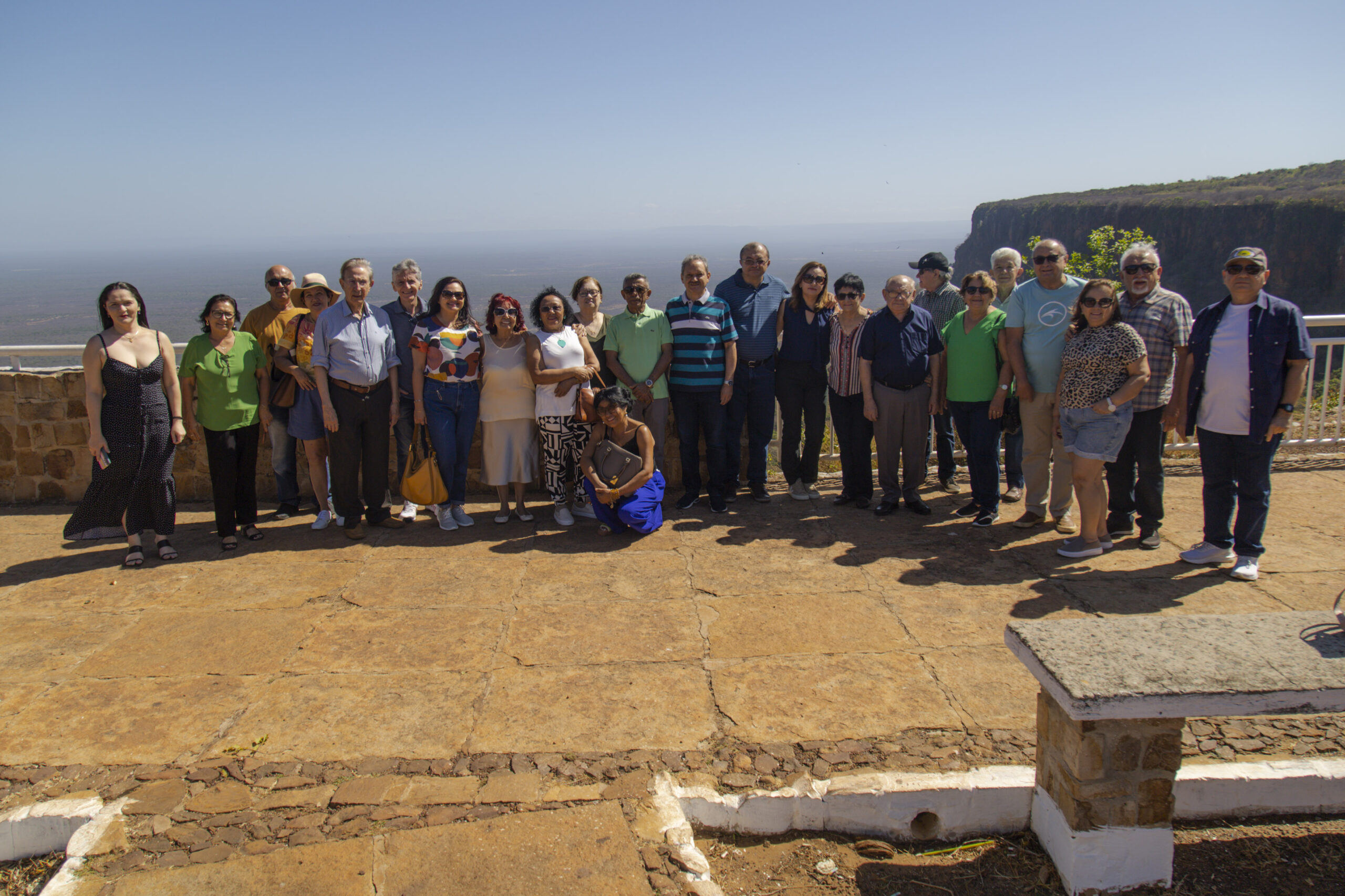 A delegação da APL no Morro do Gritador/Imagens: Jairo Moura.