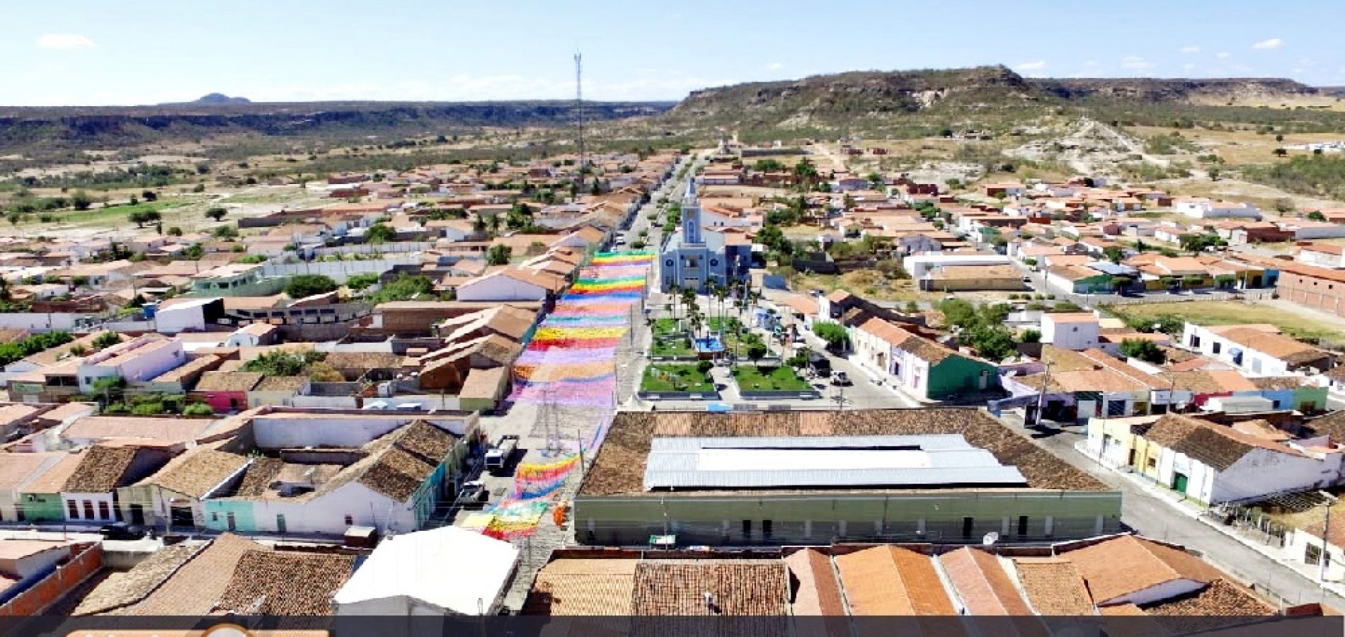 Vista panorâmica de Monsenhor Hipólito.