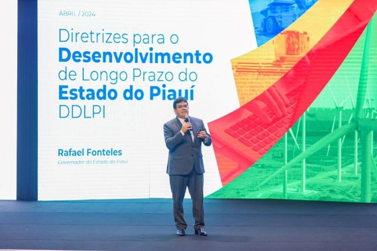 A explanação do governador Rafael Fonteles foi estruturada em cima de setores econômicos.