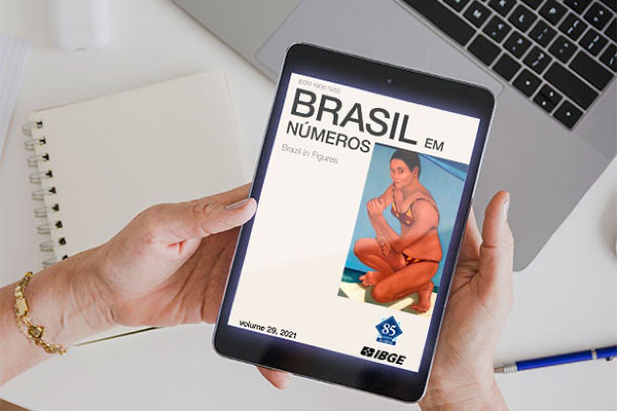 Edição digital do 'Brasil em Números'/Imagem: IBGE.