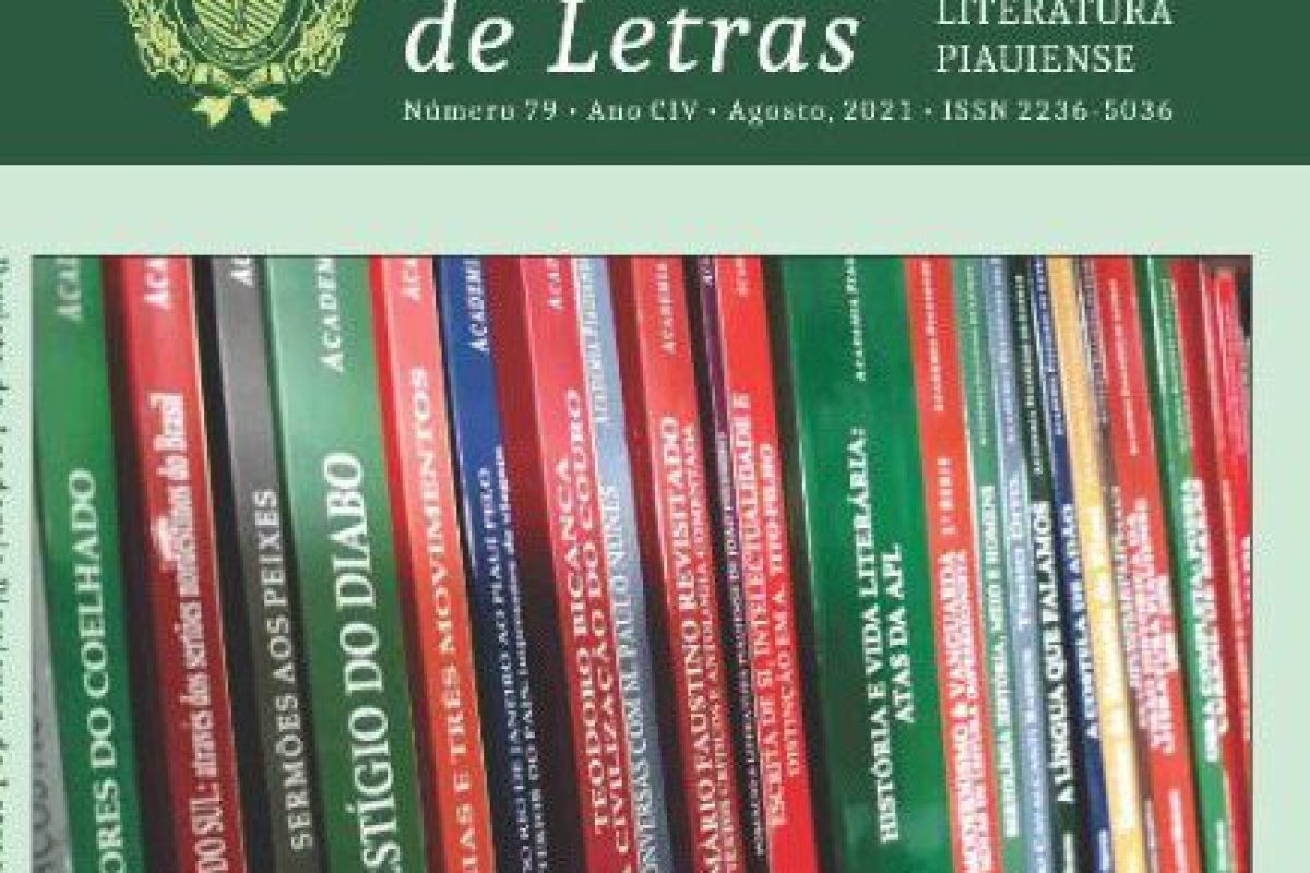 Capa da Revista da APL sobre o Ensino de Literatura Piauiense.