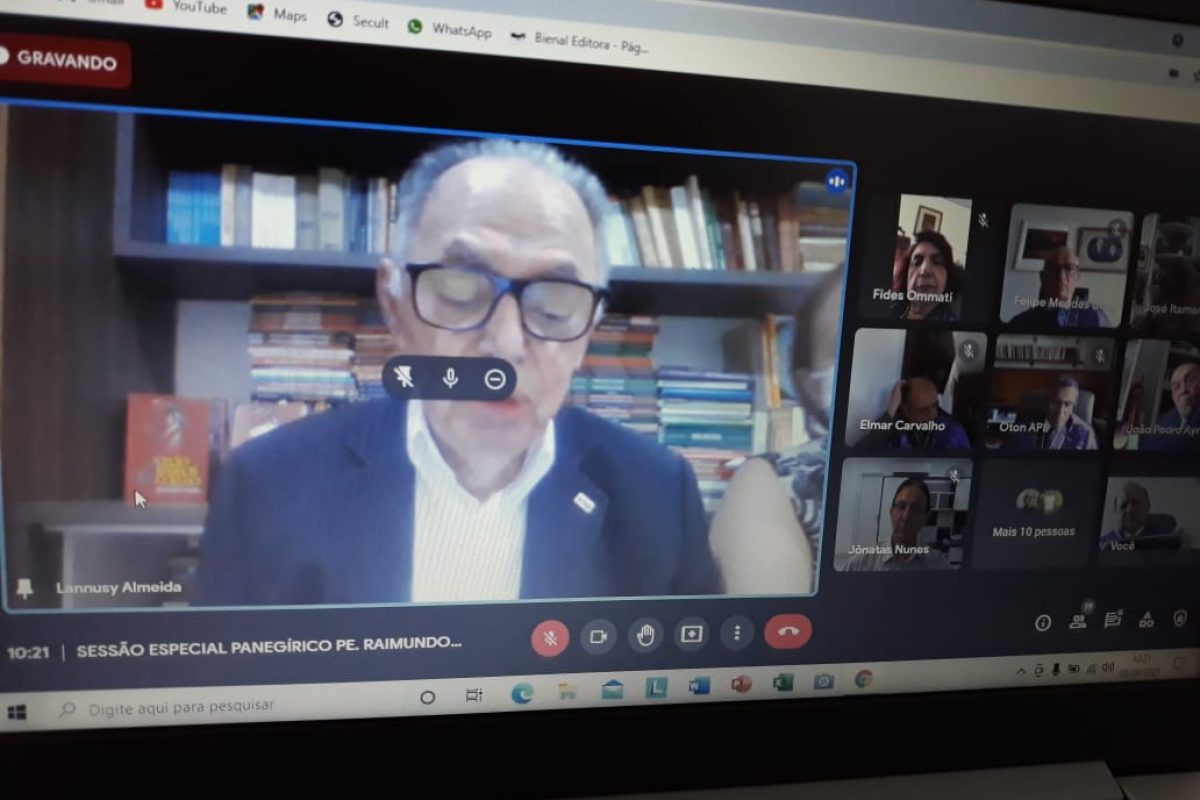 Celso Barros, orador da homenagem da APL ao padre Raimundo José.