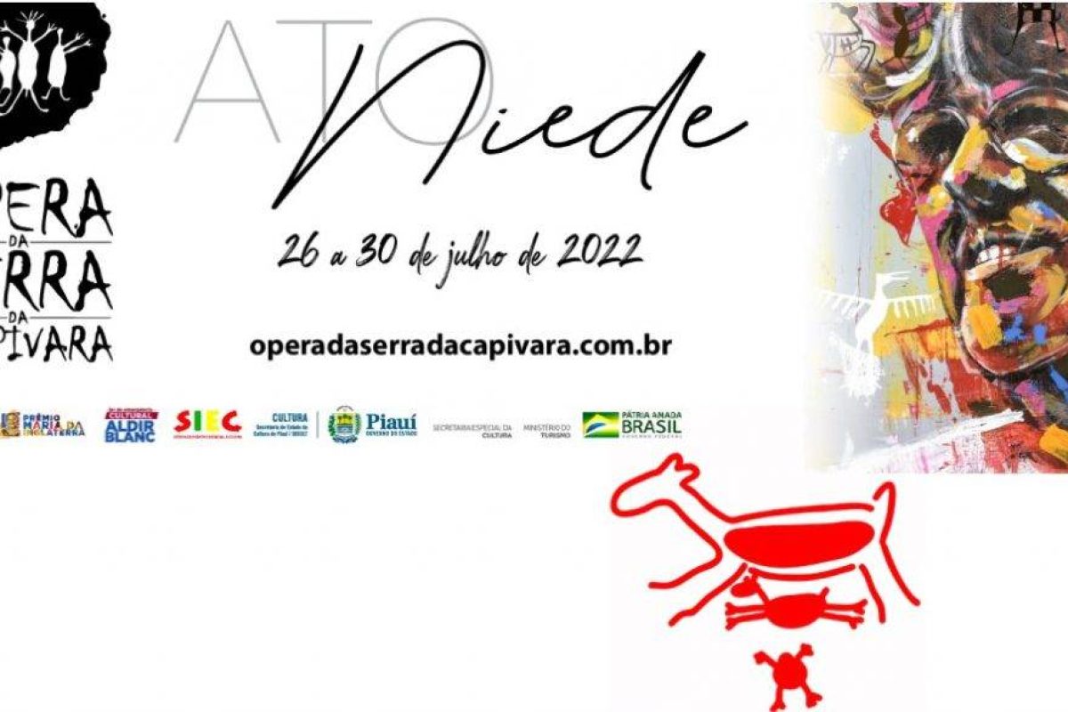 Cartaz da Ópera Serra da Capivara 2022.