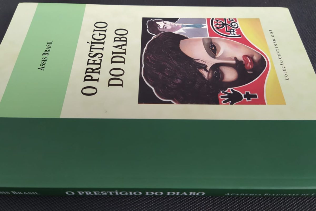 Capa do romance "Prestígio do Diabo", edição da APL (2017).