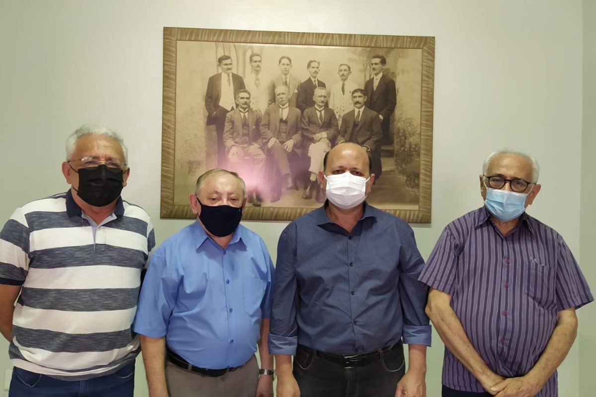 Fonseca Neto, Csrlos Evandro, Zózimo Tavares e Magno Pires, na APL.
