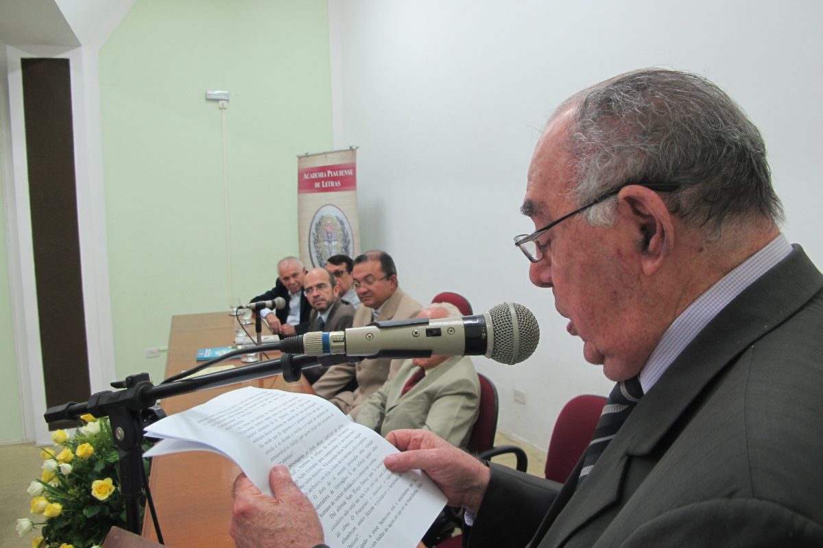 Celso Barros na Academia Piauiense de Letras.
